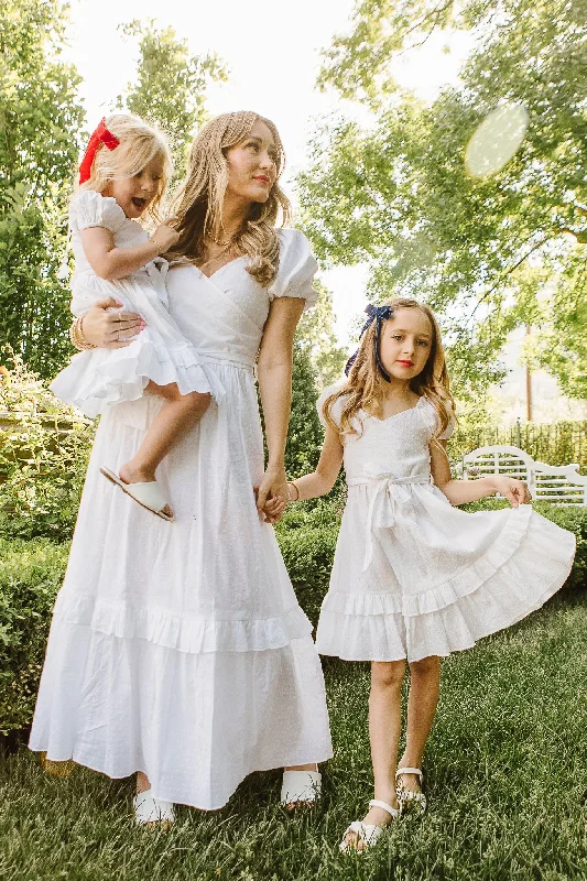 Antoinette Dress in White - FINAL SALE