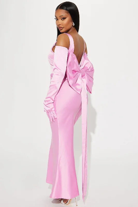 Audrey's Bow Gown - Pink