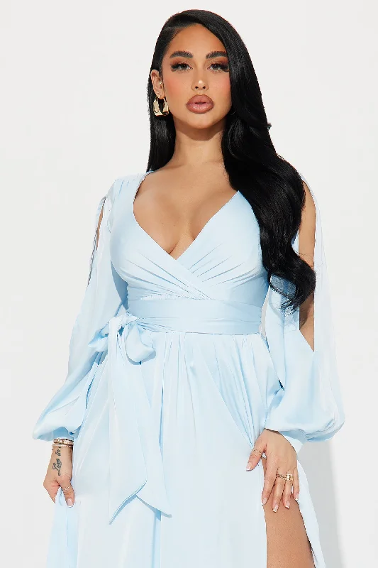 Belle Maxi Dress - Light Blue