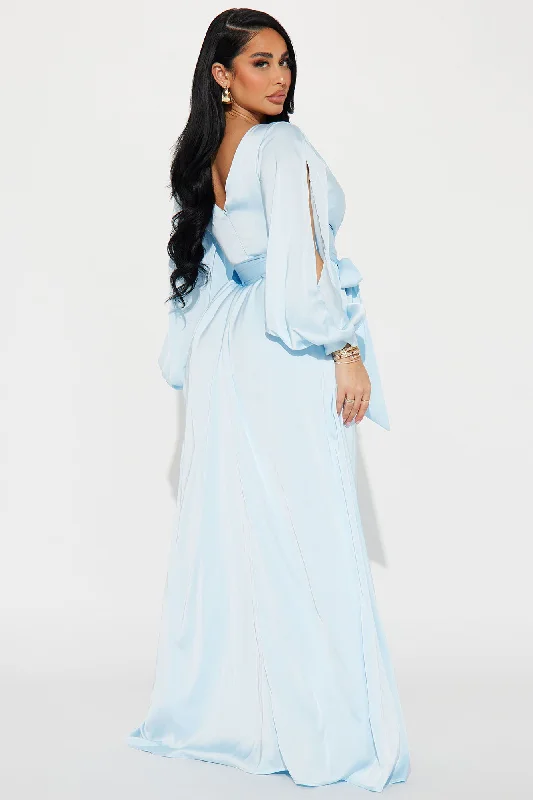 Belle Maxi Dress - Light Blue