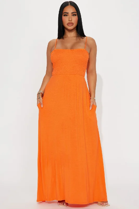 Holly Maxi Dress - Orange