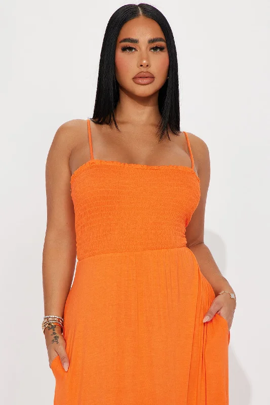 Holly Maxi Dress - Orange