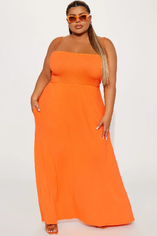 Holly Maxi Dress - Orange