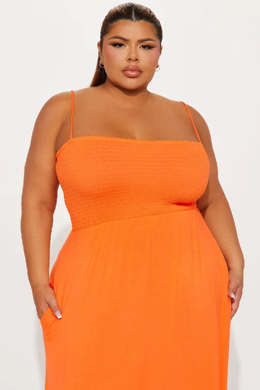 Holly Maxi Dress - Orange