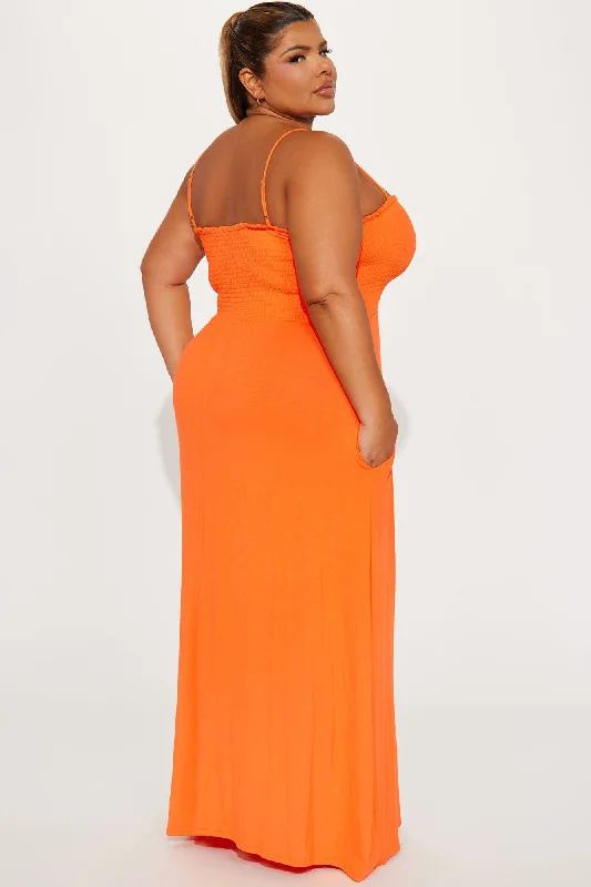 Holly Maxi Dress - Orange