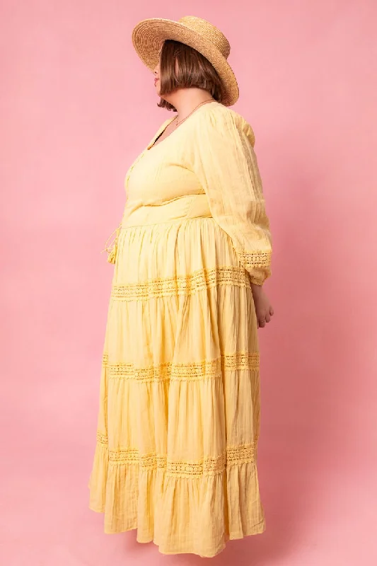 Joella Dress in Yellow - FINAL SALE