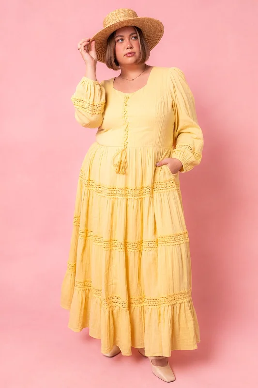 Joella Dress in Yellow - FINAL SALE