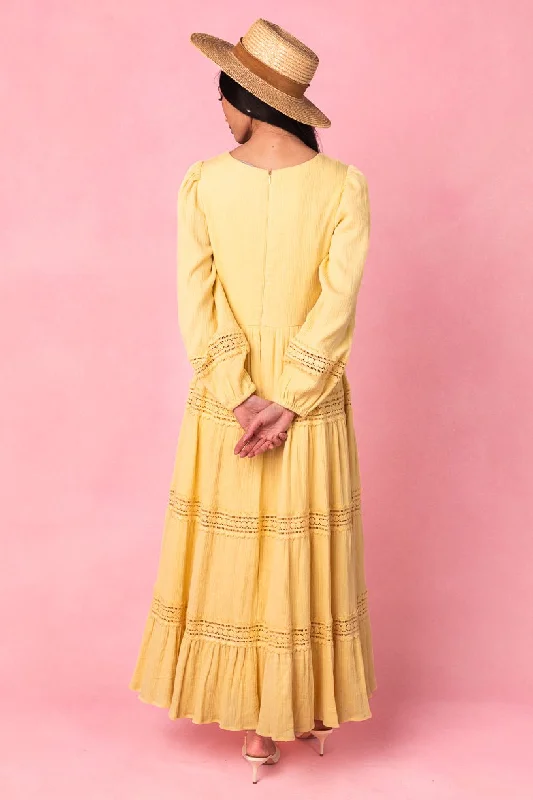 Joella Dress in Yellow - FINAL SALE