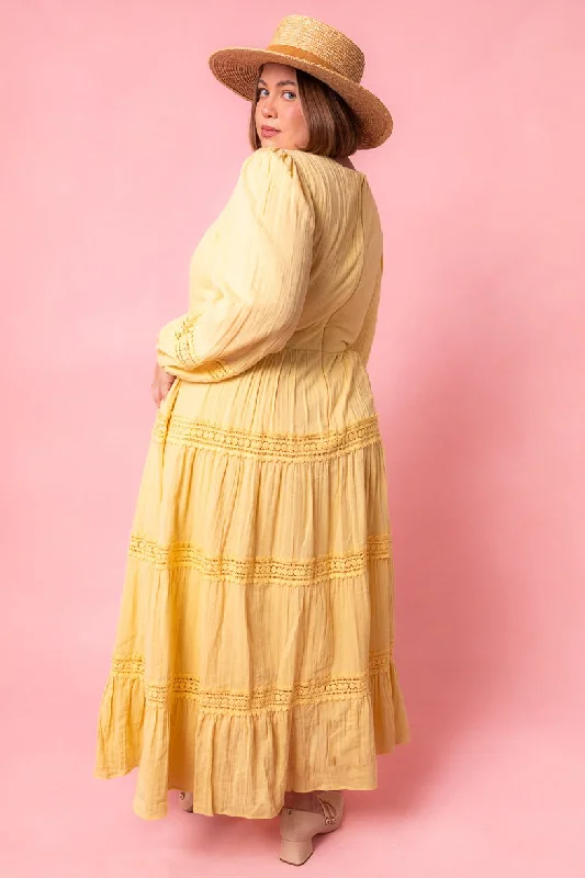 Joella Dress in Yellow - FINAL SALE