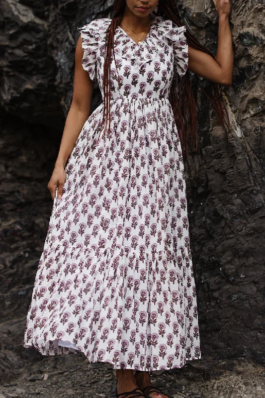 Marjorie Dress in Block Print