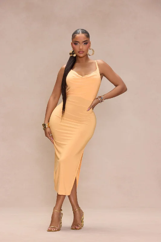 Sable Midi Dress - Orange