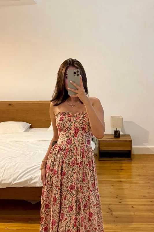 Cressida Floral Bustier Sundress