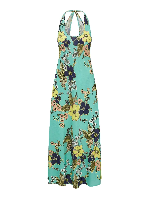 LENA MAXI DRESS - TURQ